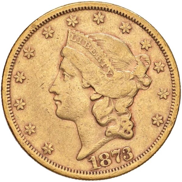 STATI UNITI, 20 DOLLARI 1873 &ldquo;LIBERTY HEAD&rdquo;