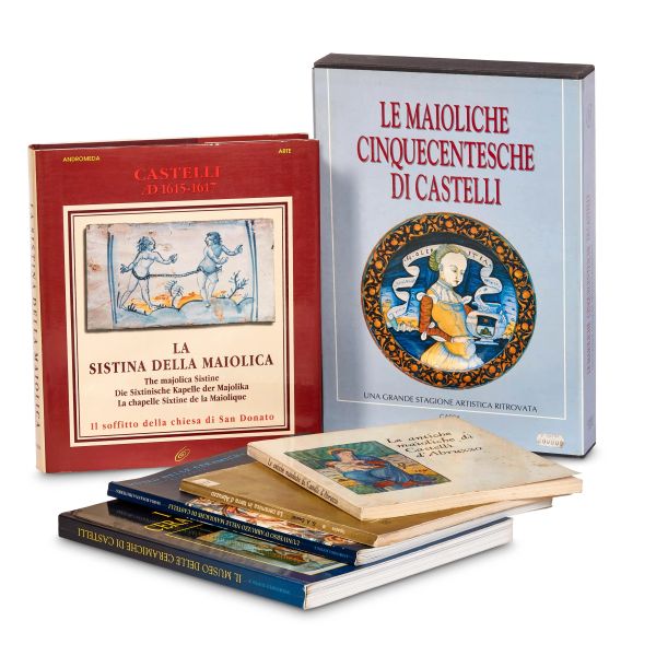 



MAIOLICA. CASTELLI. Lotto di sei volumi