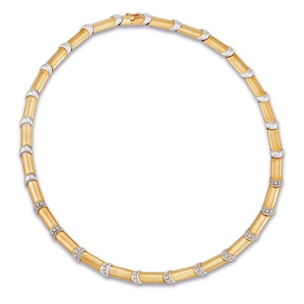 



DAMIANI COLLANA MODULARE CON DIAMANTI