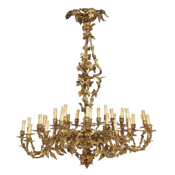 A CHANDELIER, LATE 19TH CENTURY