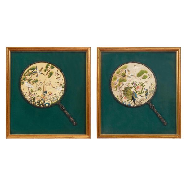 



PAIR OF FANS, CHINA, QING DYNASTY, 19TH CENTURY