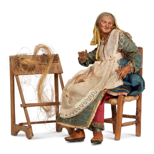 



AN OLD WEAVER, NAPLES, 18TH CENTURY