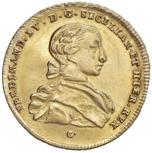 NAPOLI. FERDINANDO IV DI BORBONE (1759-1799). DA 6 DUCATI 1765