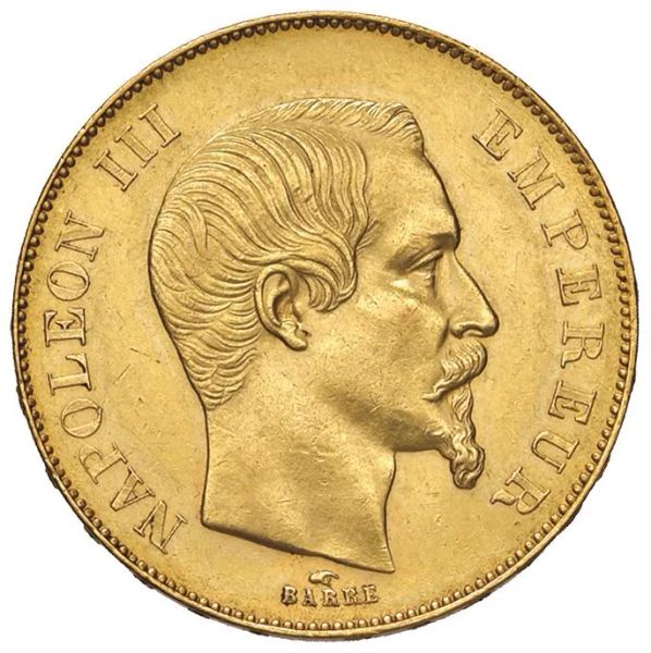      FRANCIA. NAPOLEONE III (1852-1870) 50 FRANCHI 1855 A 