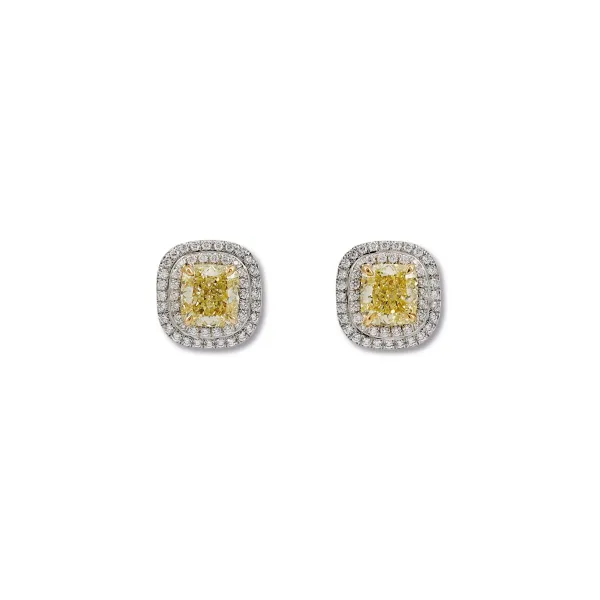 Tiffany &amp; Co - 



TIFFANY &amp; CO. PAIO DI ORECCHINI SOLESTE CON DIAMANTI FANCY YELLOW