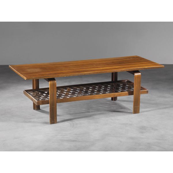 BRAIDED WOOD LOW TABLE