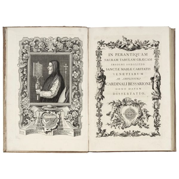 Giovanni Battista Schioppalalba - (Religiosi - Illustrati 700)   Schioppalalba, Giovanni Battista.   In Perantiquam Sacram Tabulam Graecam.   (Venetiis, typis Modesti Fentii, 1767).