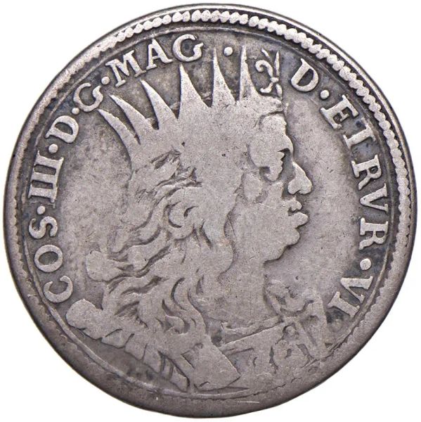 LIVORNO. COSIMO III DE&rsquo; MEDICI (1670-1723) QUARTO DI TOLLERO 1683