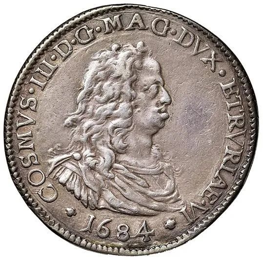 FIRENZE COSIMO III DE&rsquo; MEDICI (1670-1723) PIASTRA 1684