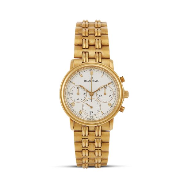 BLANCPAIN REF. 1185-1418-58B2 YELLOW GOLD CHRONOGRAPH