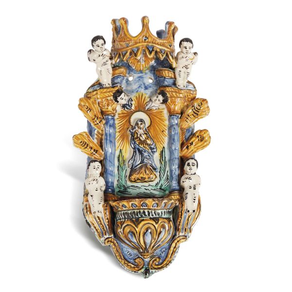 A HOLY WATER STOUP, CENTRAL ITALY, EARLY 18TH CENTURY
