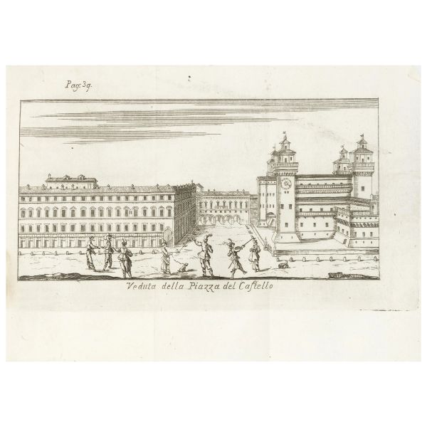 Frizzi, Antonio. Guida del forestiere per la città di Ferrara. Ferrara, Pomatelli, 1787.