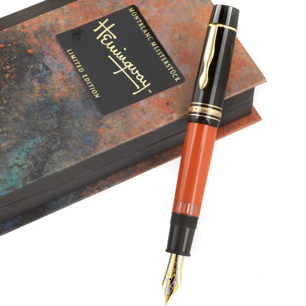 MONTBLANC MEISTERST&Uuml;CK "ERNEST HEMINGWAY" FOUNTAIN PEN, WRITERS LIMITED EDITION N. SE5196/08,  [..]