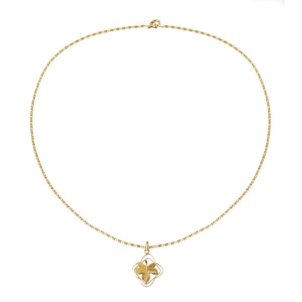 



COLLANA CON PENDENTE A FOGLIA