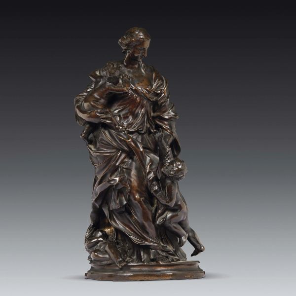 Alessandro Algardi, Roman Charity, bronze