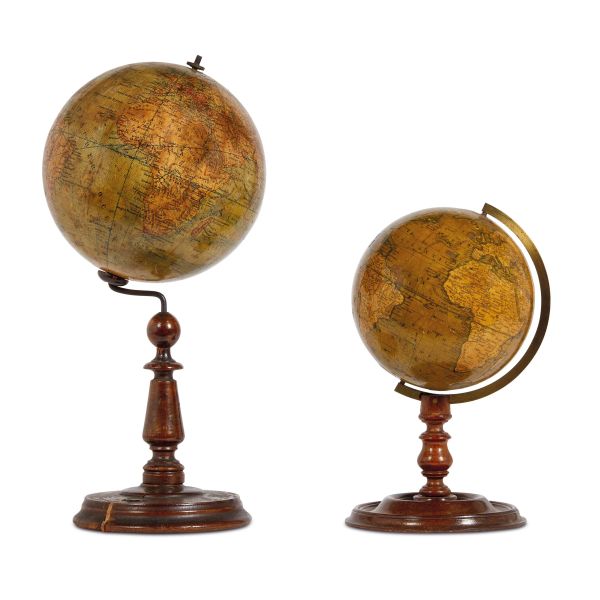 



DUE PICCOLI GLOBI TERRESTRI, INGHILTERRA, SECOLO XIX