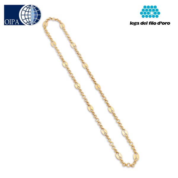 Bulgari - 



BULGARI LONG ANCHOR CHAIN NECKLACE IN 18KT YELLOW GOLD 
