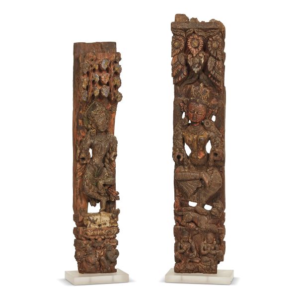 TWO SCULPTURES, NEPAL, 15TH-16TH CENTURIES