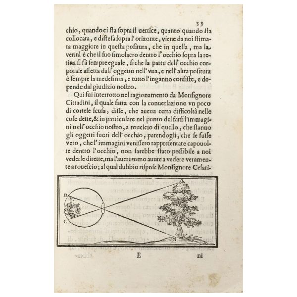 Rara prima e unica edizione di questi opuscoli del più apprezzato allievo di Galileo