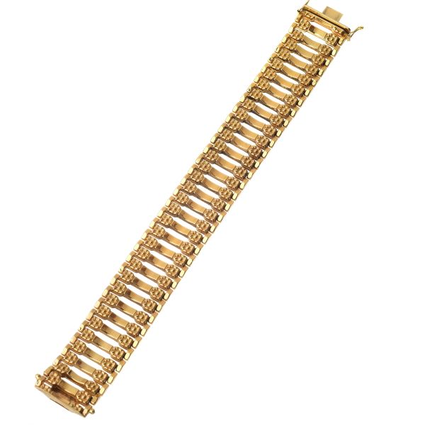 BAND BRACELET IN 18KT YELLOW GOLD