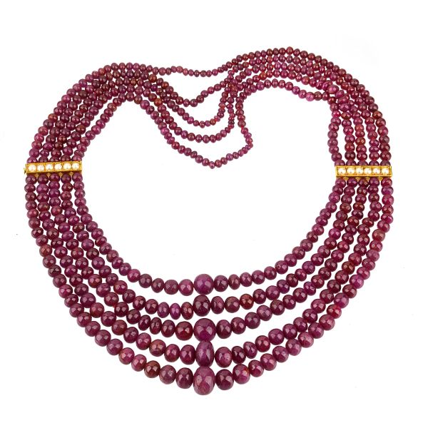 



RUBY ROOT MULTI-STRAND NECKLACE&nbsp; 