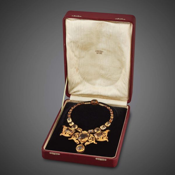 UYEDA COLLANA CON QUARZI CITRINI