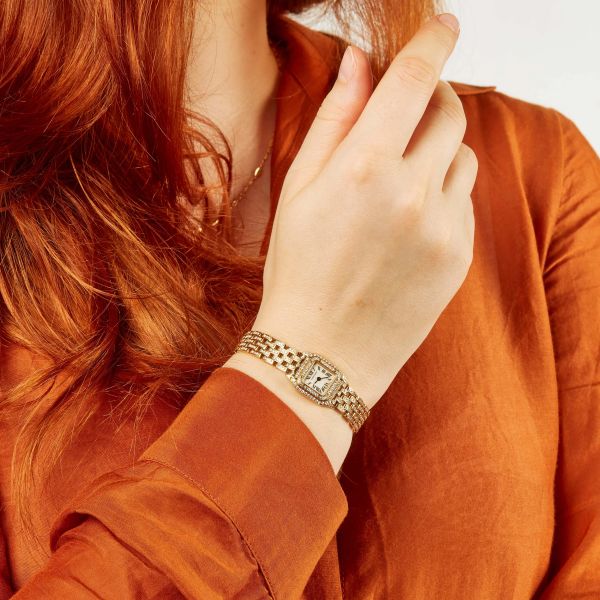 CARTIER MINI PANTHERE IN ORO GIALLO E DIAMANTI ANNO 1995