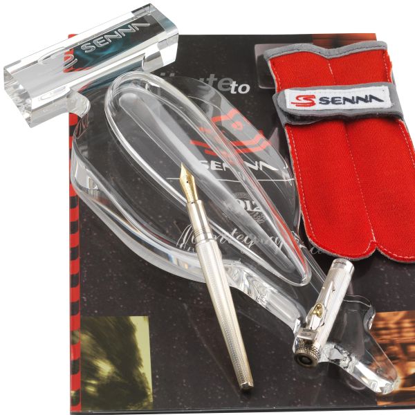 MONTEGRAPPA TRIBUTE TO AYRTON SENNA LIMITED EDITION FOUNTAIN PEN N. 1707/1960