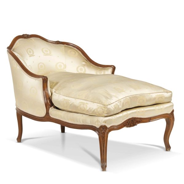 A FRENCH RESTING ARMCHAIR, 18TH CENTURY