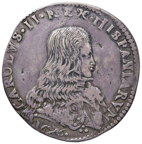 MILANO. CARLO II (1676-1700) FILIPPO 1676