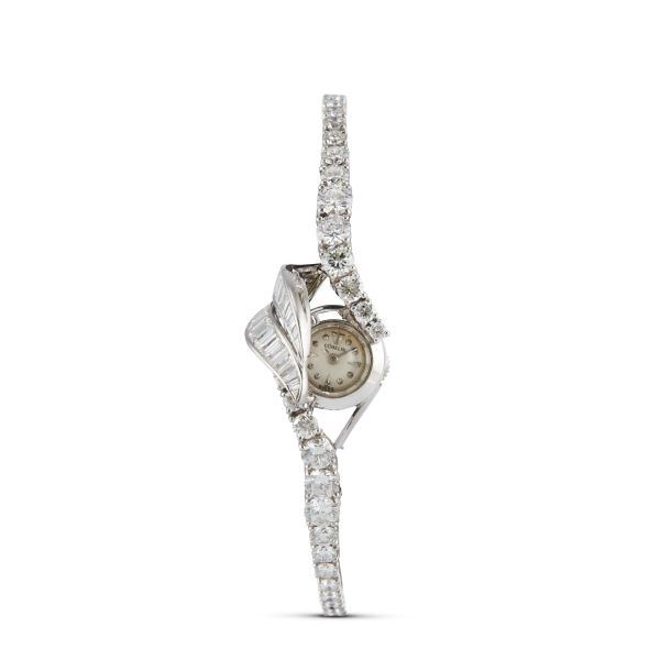 GUBELIN DIAMOND RETRACTABLE LADY'S WATCH WITH DIAMONDS