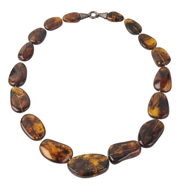 COLLANA IN AMBRA DIGRADANTE