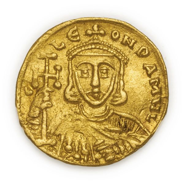 Costantino V (741-775) &ndash; Solido (741-751) &ndash; Zecca: Costantinopoli