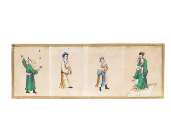 TWELVE SMALL PAINTING, CHINA, 19TH-20TH CENTURIES