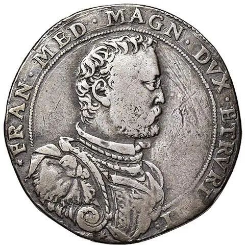 FIRENZE, FRANCESCO I DE MEDICI (1574-1587), PIASTRA 1585                  