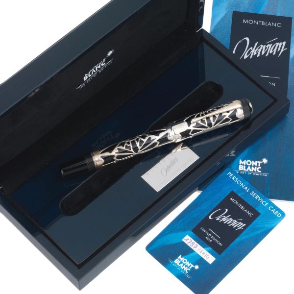      MONTBLANC "OCTAVIAN" PENNA STILOGRAFICA SERIE PATRON OF ART EDIZIONE LIMITATA N. 1797/4810,  [..]