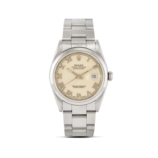 Rolex - 



ROLEX DATEJUST REF. 16200 N. E5882XX STAINLESS STEEL WRISTWATCH, 1990 