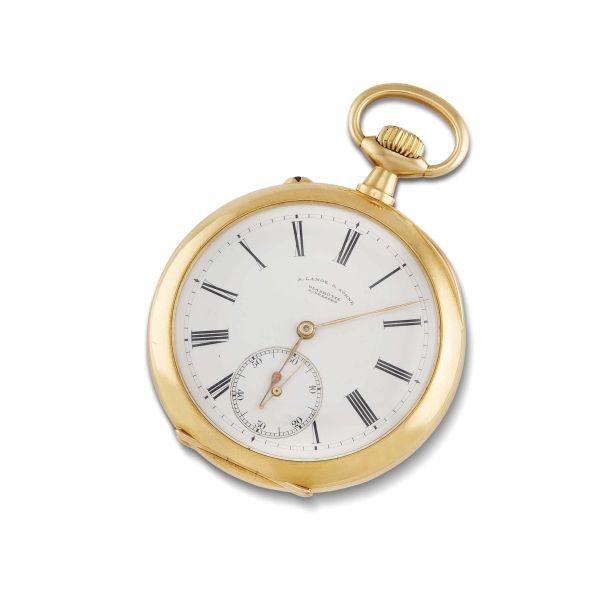 A. LANGE &amp; S&Ouml;HNE YELLOW GOLD POCKET WATCH N. 581XX