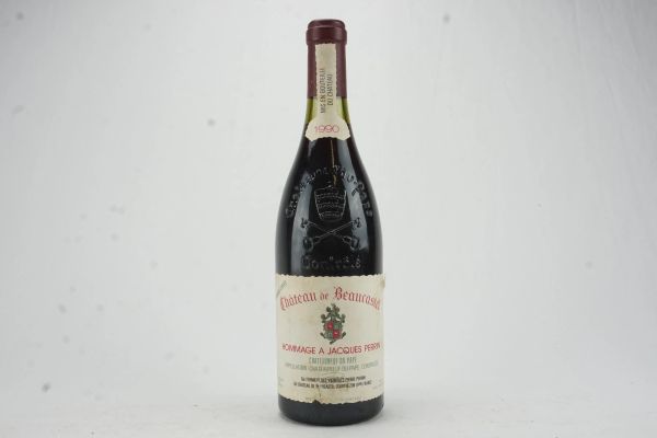      Ch&acirc;teauneuf-du-Pape Grand Cuv&eacute;e Hommage a Jacques Perrin Ch&acirc;teau de Beaucastel 1990 