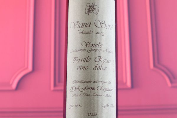 



Passito Rosso Vigna Ser&eacute; Romano dal Forno 2003