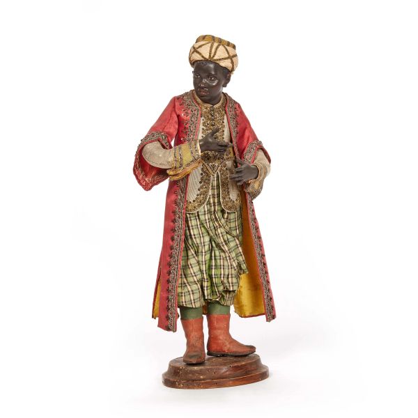 



A MOOR PAGE BOY, NAPLES, 18TH CENTURY