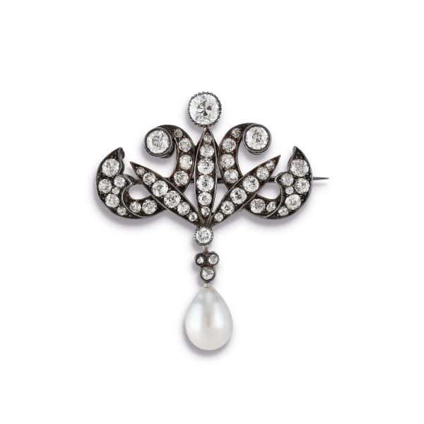 



BRANCH BROOCH WITH NATURAL PEARL