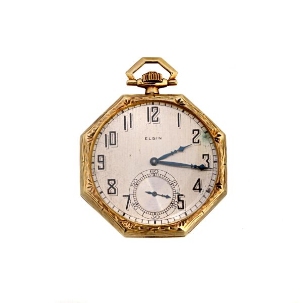 Elgin - 



ELGIN 14KT YELLOW GOLD POCKET WATCH