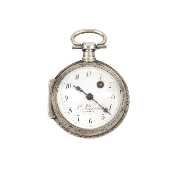 



J HAMARE SILVER POCKET WATCH