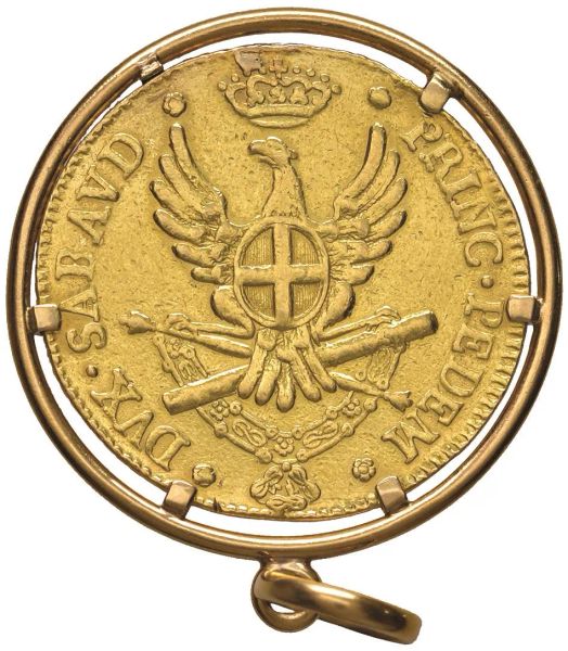 SAVOIA. VITTORIO AMEDEO III (1773-1796). MEZZO CARLINO D&rsquo;ORO DA DOPPIE 2,5