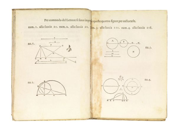 (Misurazione) ODDI, Muzio. Fabrica et uso del compasso polimetro. In Milano, appresso Francesco Fobella, 1633 (In Milano, per Filippo Ghisolfi, 1633).