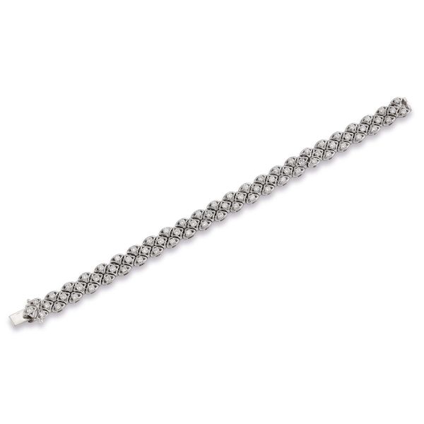 BIBIGI DIAMOND BAND BRACELET IN 18KT WHITE GOLD 