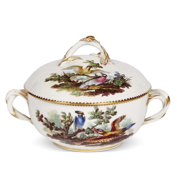 A SÈVRES SOUP CUP, FRANCE, CIRCA 1765