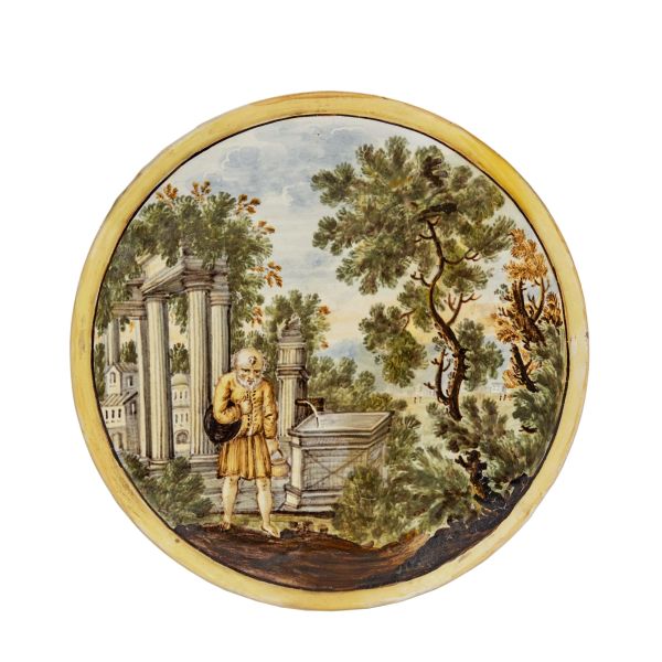 A PLAQUE, CASTELLI D'ABRUZZO OR NAPLES, LATE 18TH CENTURY