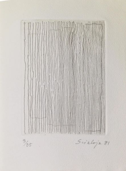 GRUPPO DI OTTO OPERE SU CARTA TRA TECNICHE MISTE E GRAFICA